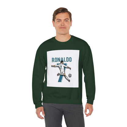Soccer Player Number 7 Crewneck Sweatshirt — 'Ronaldo' Graphic
