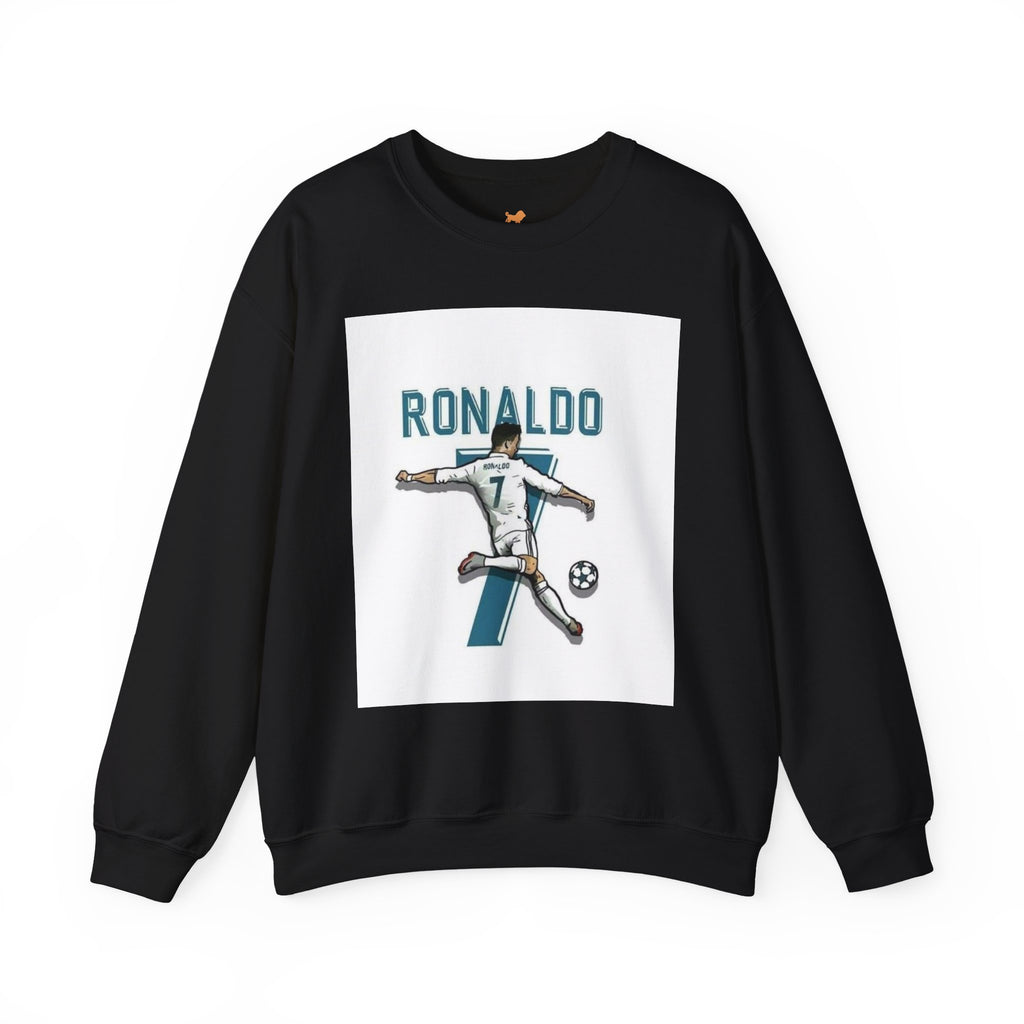 Soccer Player Number 7 Crewneck Sweatshirt — 'Ronaldo' Graphic