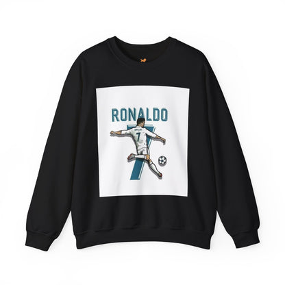 Soccer Player Number 7 Crewneck Sweatshirt — 'Ronaldo' Graphic