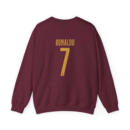 Soccer Player Number 7 Crewneck Sweatshirt — 'Ronaldo' Graphic