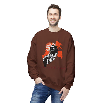 Shivaji Tribute Crewneck Sweatshirt – Jai Bhavani Jai Shivaji Graphic