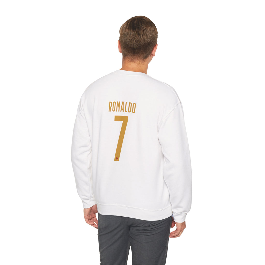 Soccer Player Number 7 Crewneck Sweatshirt — 'Ronaldo' Graphic