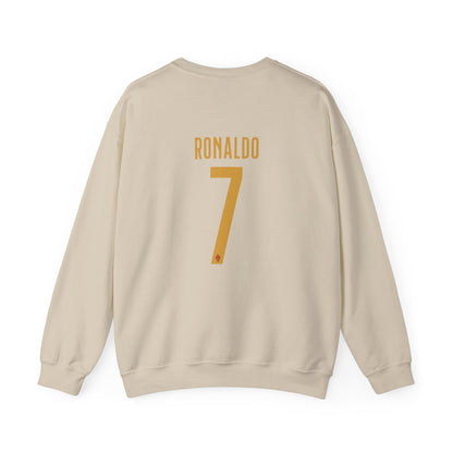 Soccer Player Number 7 Crewneck Sweatshirt — 'Ronaldo' Graphic