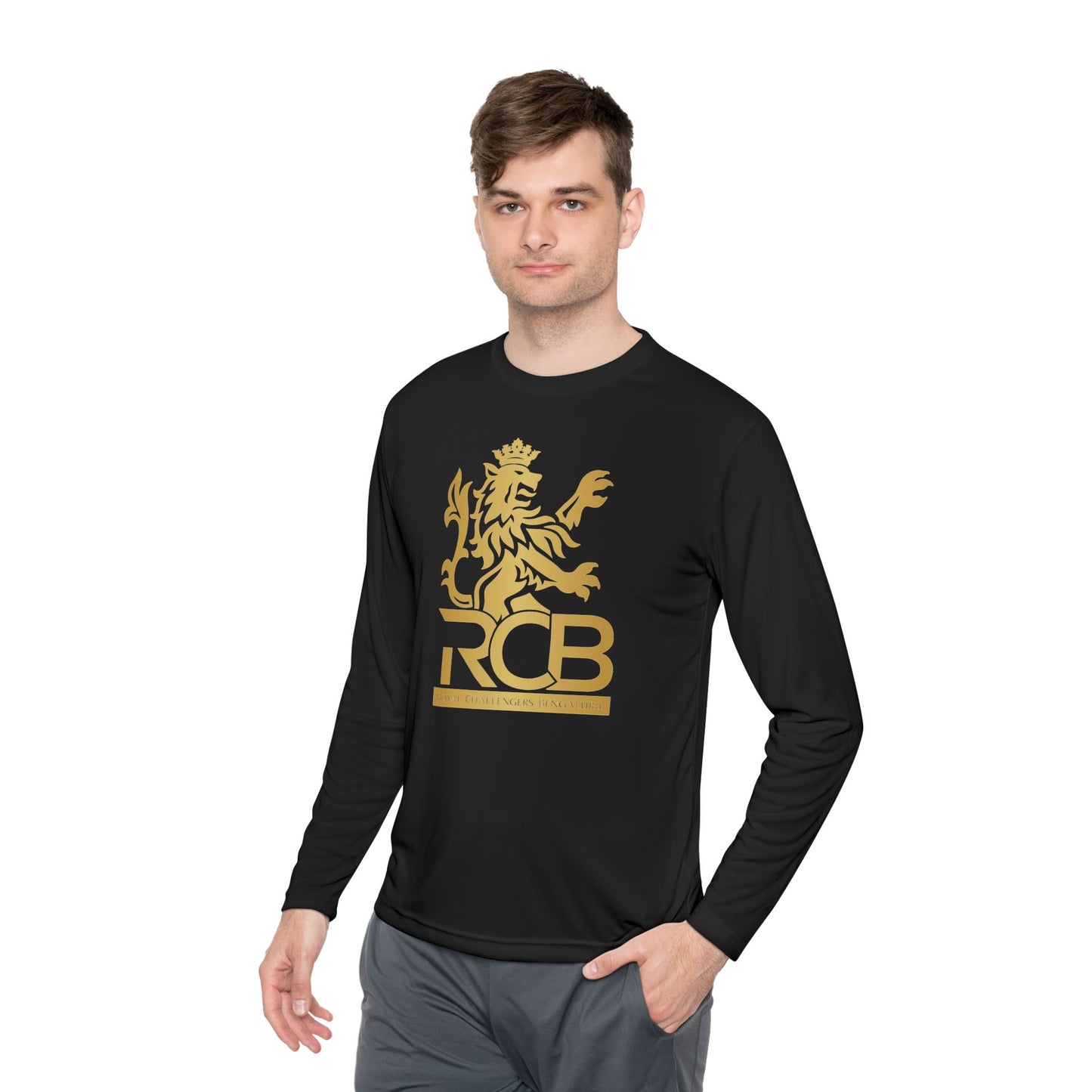 Royal Challengers Bengaluru Gold Emblem Long Sleeve T-shirt