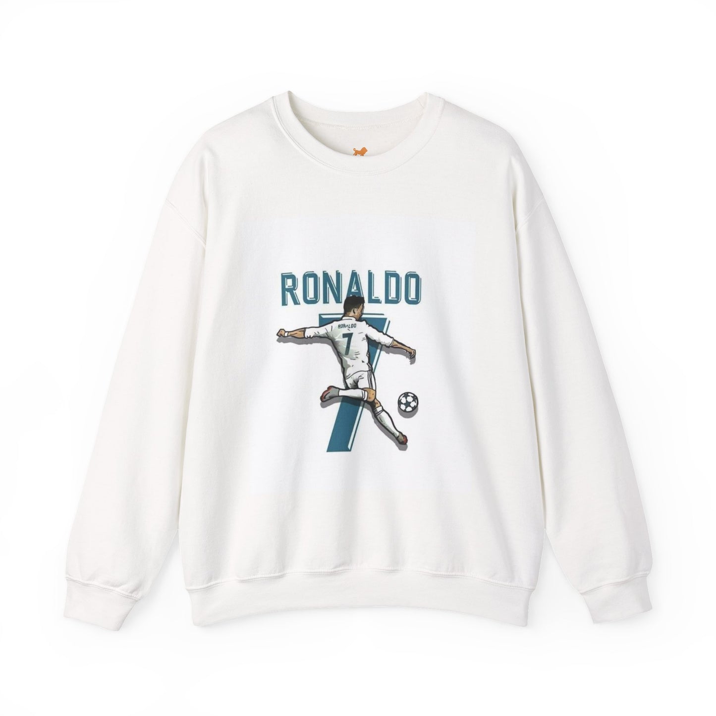 Soccer Player Number 7 Crewneck Sweatshirt — 'Ronaldo' Graphic