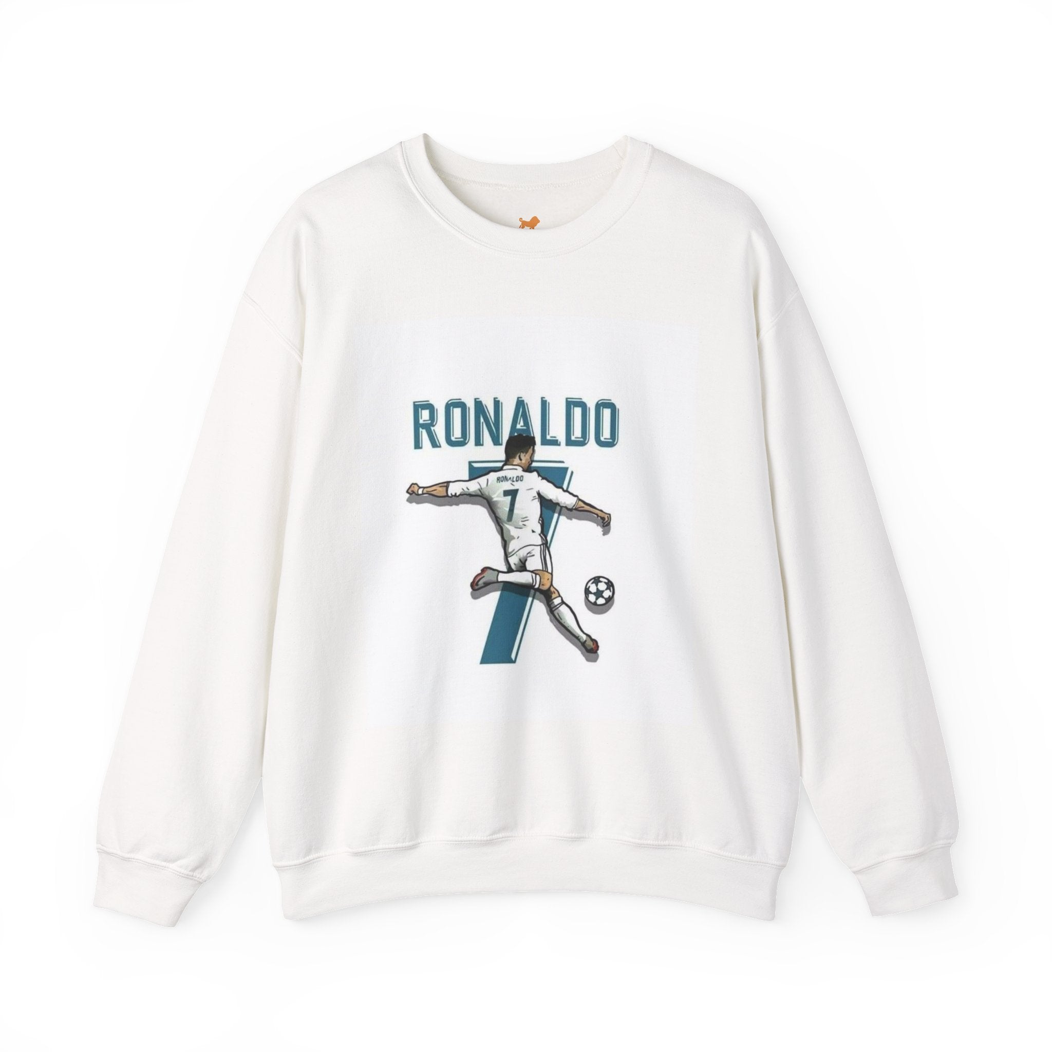 Soccer Player Number 7 Crewneck Sweatshirt — 'Ronaldo' Graphic