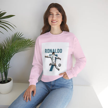 Soccer Player Number 7 Crewneck Sweatshirt — 'Ronaldo' Graphic