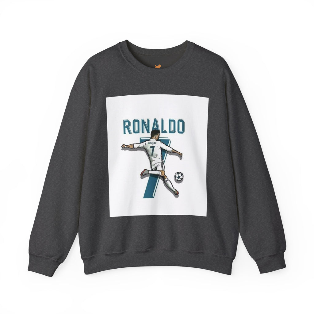 Soccer Player Number 7 Crewneck Sweatshirt — 'Ronaldo' Graphic