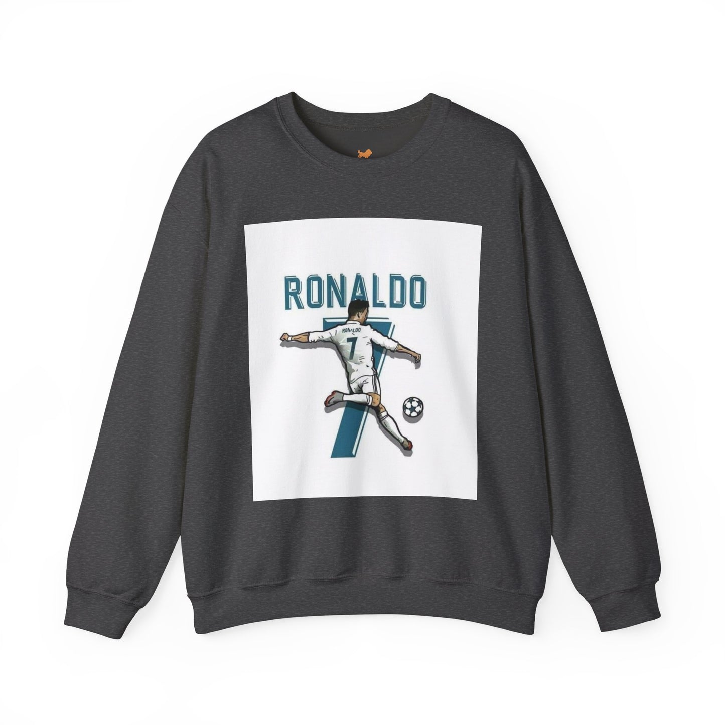 Soccer Player Number 7 Crewneck Sweatshirt — 'Ronaldo' Graphic