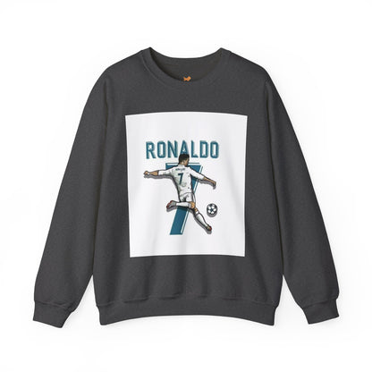 Soccer Player Number 7 Crewneck Sweatshirt — 'Ronaldo' Graphic